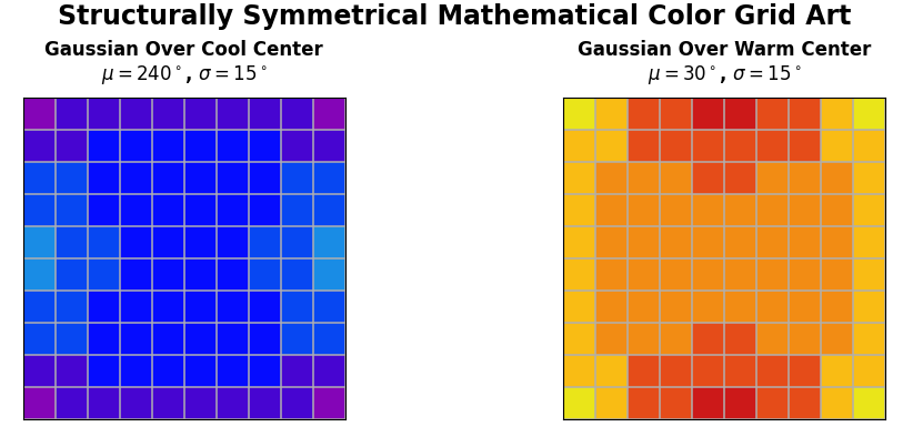 Warm-Cool-Gaussians