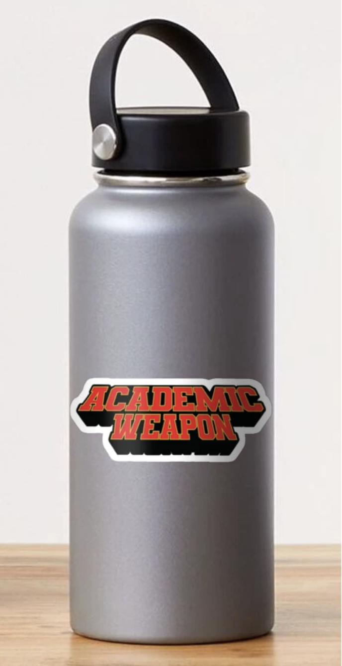 Academic Weapon Sticker